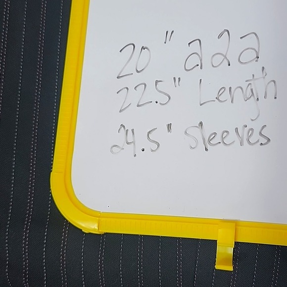 Sag Harbor Suit Jacket 5 Button Pinstripe Black / Pink / White 14 Vtg - Picture 10 of 11